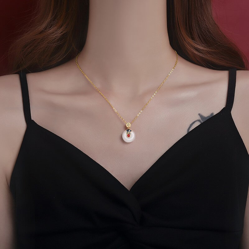 XL133祥雲項鏈加吊墜